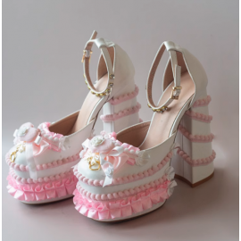 Creamy Dopamine Sweet Spicy Girl Y2K Shoes by Hexagram (HX03)